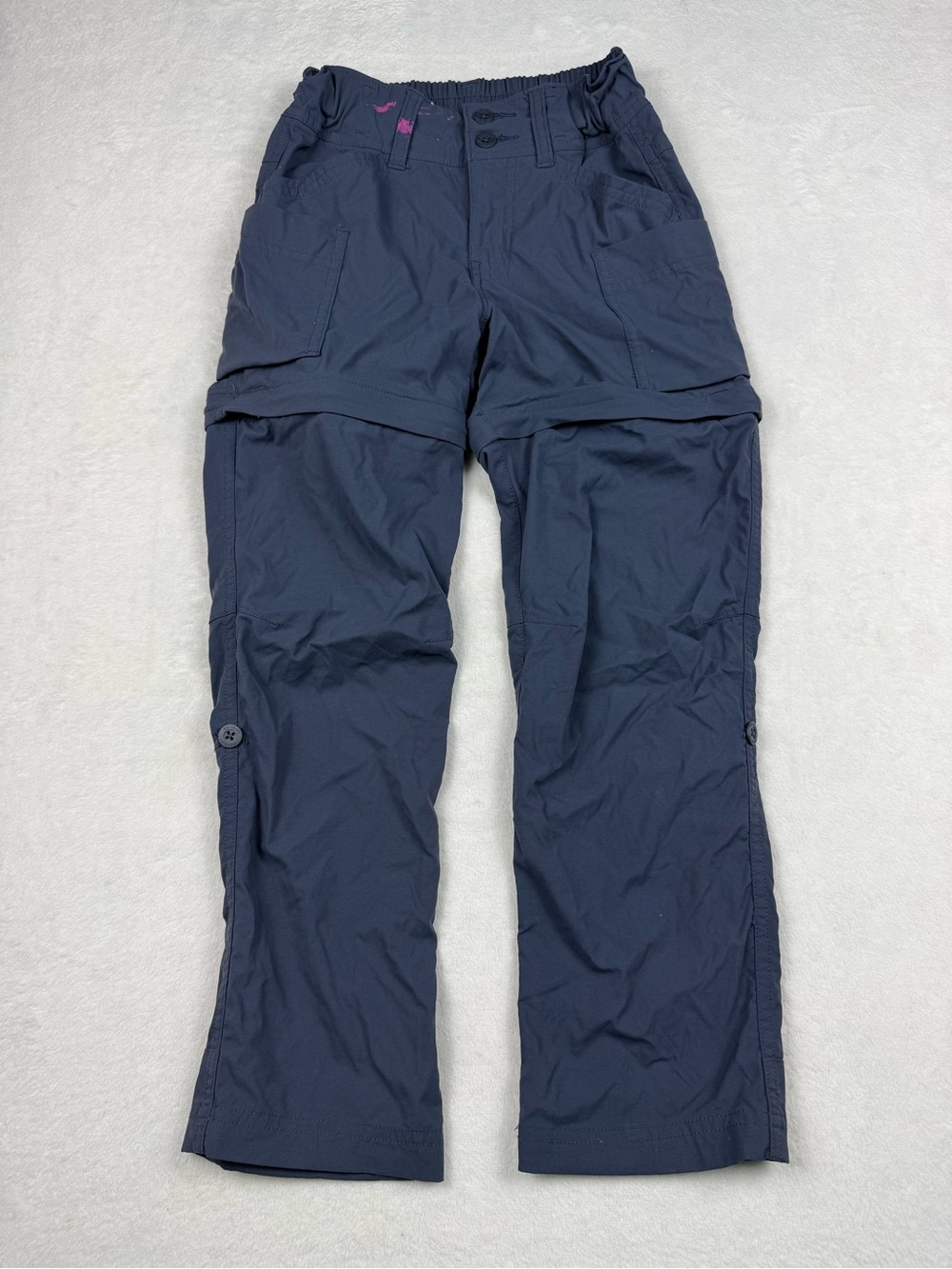REI Kids Girls Convertible Hiking Pants Outdoor Pants Size Small (8)